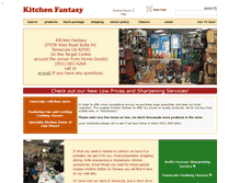 Tablet Screenshot of kitchenfantasy.com